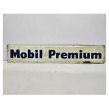 Mobil Premium Embossed Metal Sign