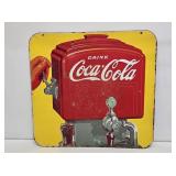 1940 Coca-Cola DSP Soda Fountain Sign