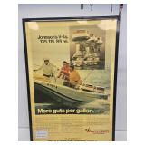 Johnson Outboard Motors Paper Advertising Poster