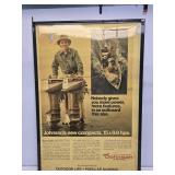 Johnson Outboard Motors Paper Advertising Poster