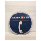 Pacific Bell Round Lexan Sign