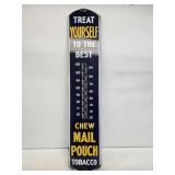 Mail Pouch Tobacco Porcelain Thermometer