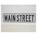 Main Street Metal Street Sign