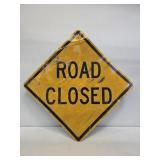Road Closed Metal Street Sign