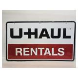 U-Haul Rentals Double Sided Metal Sign