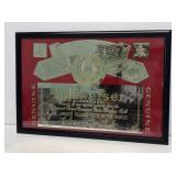Budweiser Beer Advertising Bar Mirror