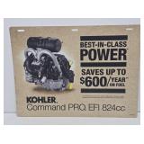 Kohler Small Engines Plastic Sign