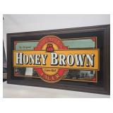 Large Honey Brown Lager Bar Mirror