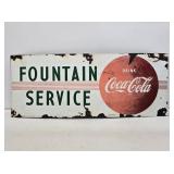 Coca-Cola Fountain Service SSP Sign
