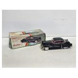 Tin 1950 Cadillac Friction Toy with Original Box