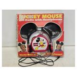 Mickey Mouse Ears AM Radio with Original Box
