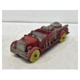 Early Auburn Rubber Fire Truck Toy