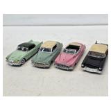 4 Solido Die Cast Toy Cars