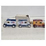 3 NIB Die Cast Coin Banks