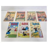 7 Early Popeye Comic Books