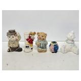 Ceramic Clown Coin Banks