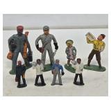 8 Early Barclay Lead Figurines
