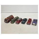 6 Tootsietoy Tankers & Truck Toys