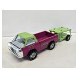 Nylint Pressed Steel Pickup Truck with Trailer