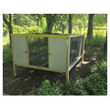 5x7 Fiberglass 2 Run Above Ground Dog Kennel