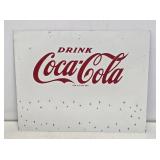 NOS 1960's Coca-Cola Metal Sign