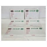 6 Moor Man's Feeds 4-H Cardstock Signs