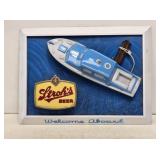1960's Stroh's Beer 'Welcome Aboard' Bar Sign