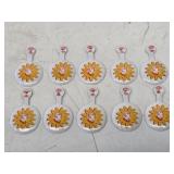 10 NOS Borden's 'Elsie the Cow' Pin Clips