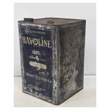 Rare 1920's Havoline Motor Oil 5 Gallon Can