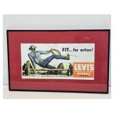 Levi's Jeans Framed Advertisement
