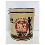Large 1940's New Era Potato Chips Can