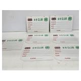 7 NOS Moor Man's Feeds 4-H Cardstock Signs