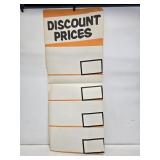 1960's NOS Rexall Drug Store Paper Pricer Sign