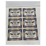 6 NOS Early Birdseye Sorghum Paper Labels
