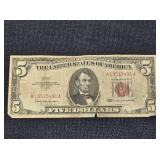 1963 Red Seal $5 Note