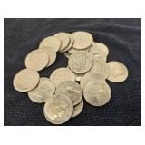 (24) 1972-1995 Kennedy 1/2 Dollars