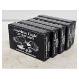 (5) American Eagle .223 Rem Ammo 20 Ct. Boxes