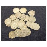 (25) Washington Silver Quarters