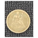 1883 Seated Liberty Silver Dime
