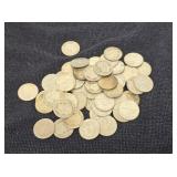 50 Silver Roosevelt Dimes