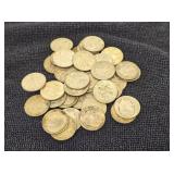 37 Silver Roosevelt Dimes