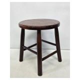 Primitive Wooden Short Stool