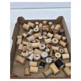 Primitive Wooden Thread Spools