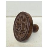 Early Primitive Wooden Butter Stamp