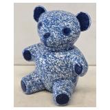 Vintage N.S Gustin Pottery Teddy Bear Cookie Jar