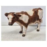 1984 Large Chalkware Cow Statue