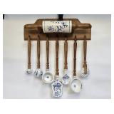 Rare German Meissan Blue Onion Kitchen Set