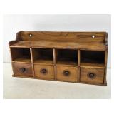 Early Wooden 4 Drawer Spice Cabinet