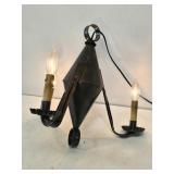 Primitive Metal 3 Arm Chandelier