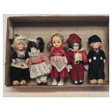 5 Assorted Small Dolls